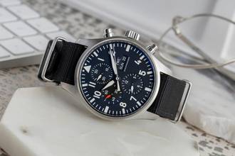 Thumbnail von IWC Fliegeruhr Chronograph Pilot´s Day-Date Chronograph Automatik Herrenuhr IW377709 B&P