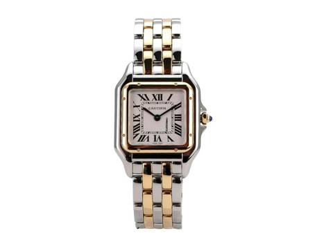  Cartier Panthère de Cartier mittleres Modell Edelstahl / Gelbgold Ref. W2PN0014 