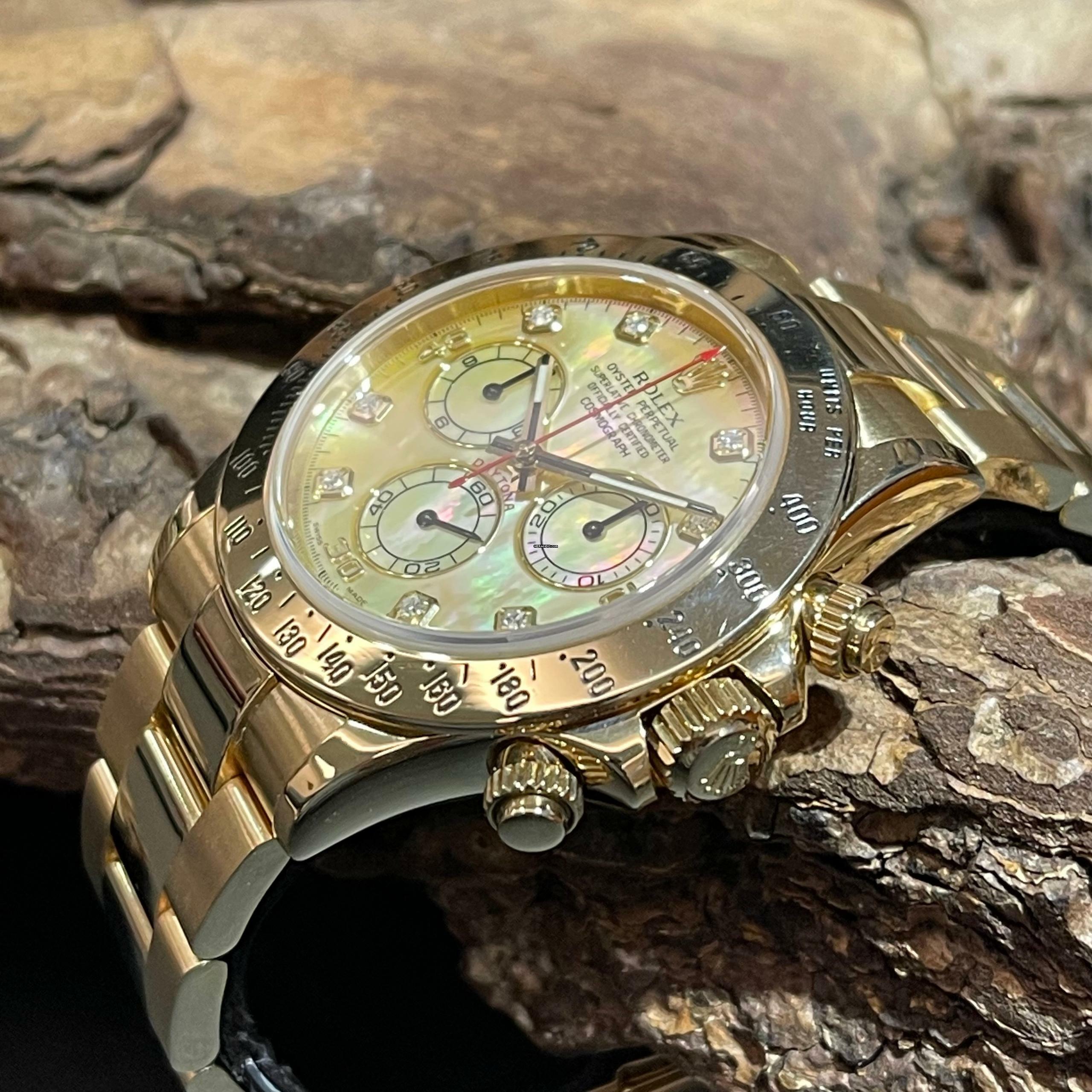 Thumbnail von Rolex Daytona Perlmuttblatt - FULLSET - Ref. 116528