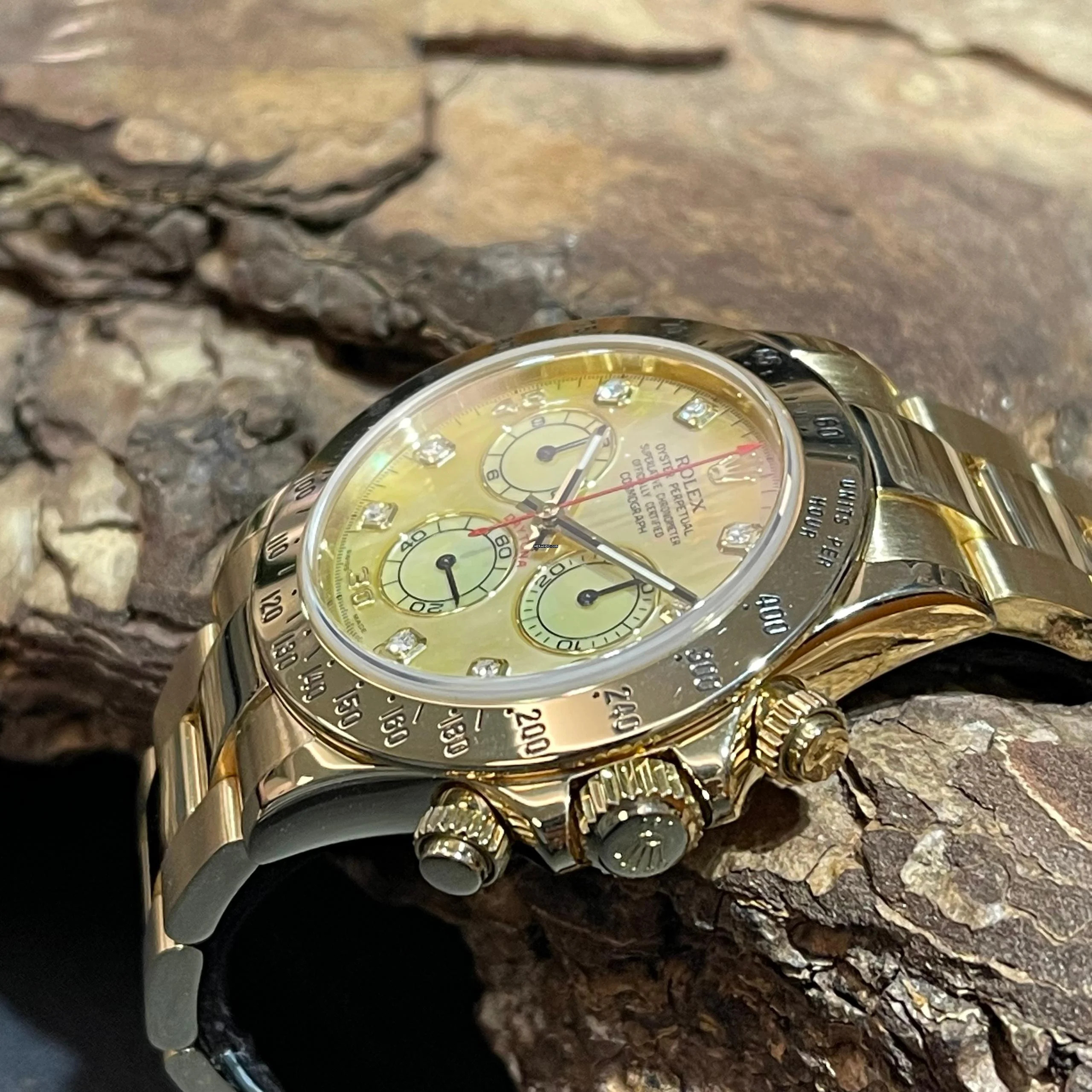 Thumbnail von Rolex Daytona Perlmuttblatt - FULLSET - Ref. 116528