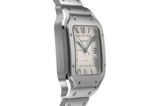 Thumbnail von Cartier Santos Edelstahl Automatik Herrenuhr Medium WSSA0010 4075
