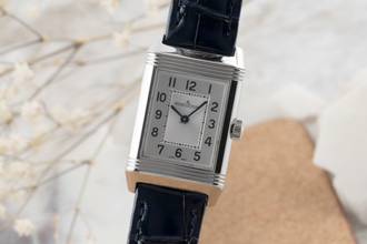 Thumbnail von Jaeger-LeCoultre Reverso Lady Stahl Handaufzug Damenuhr Ref. Q2668432 , 211.8.44