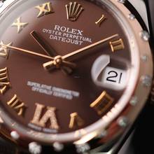 Thumbnail von Rolex Datejust 31 Steel Everose Choco Roman Diamond Dial