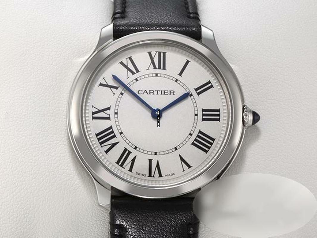 Cartier Ronde de Cartier Must Mittleres Modell 36 Mm Edelstahl Wsrn0031 2024 Stahl Steel