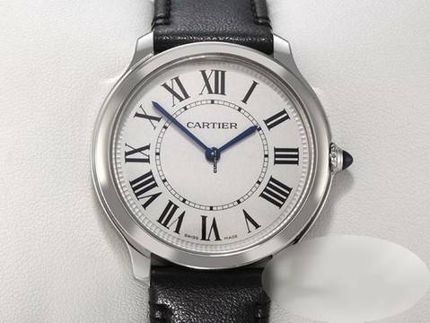  Cartier Ronde de Cartier Must Mittleres Modell 36 Mm Edelstahl Wsrn0031 2024 Stahl Steel 