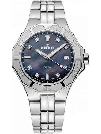  Edox 53020-3M-NANND Delfin Diver Damenuhr 38mm 20ATM 
