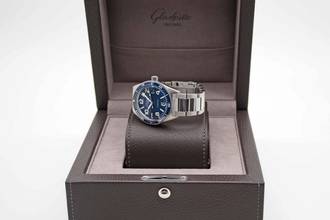 Thumbnail von Glashütte Original SeaQ Panoramadatum Ocean Blue ungetragenes Fullset LC100