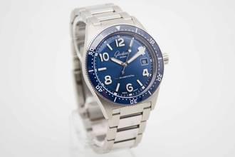 Thumbnail von Glashütte Original SeaQ Panoramadatum Ocean Blue ungetragenes Fullset LC100