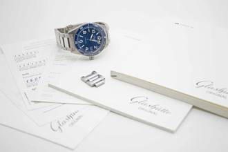 Thumbnail von Glashütte Original SeaQ Panoramadatum Ocean Blue ungetragenes Fullset LC100