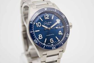Thumbnail von Glashütte Original SeaQ Panoramadatum Ocean Blue ungetragenes Fullset LC100