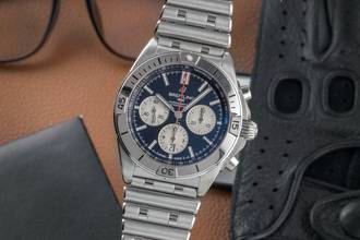 Thumbnail von Breitling Chronomat 42 B01 42 Chronograph Automatik Ref AB0134101B1A1 Papiere