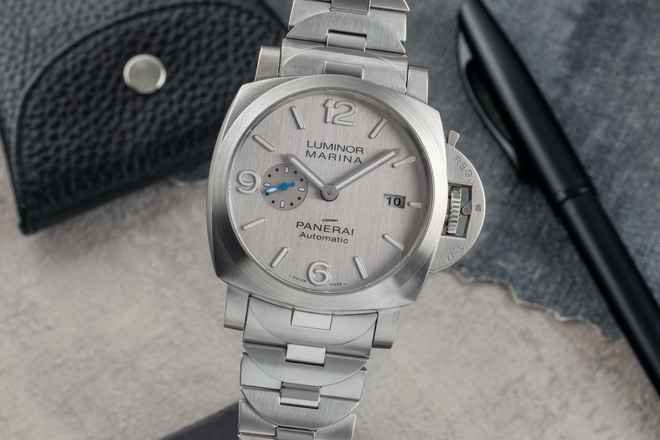  Panerai Luminor Marina Edelstahl Brushed Dial Automatik Herren Ref. PAM00978  