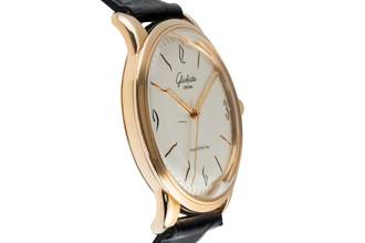 Thumbnail von Glashütte Original Sixties 18k Gold Automatik Herrenuhr 1-39-52-01-01-04 B&P