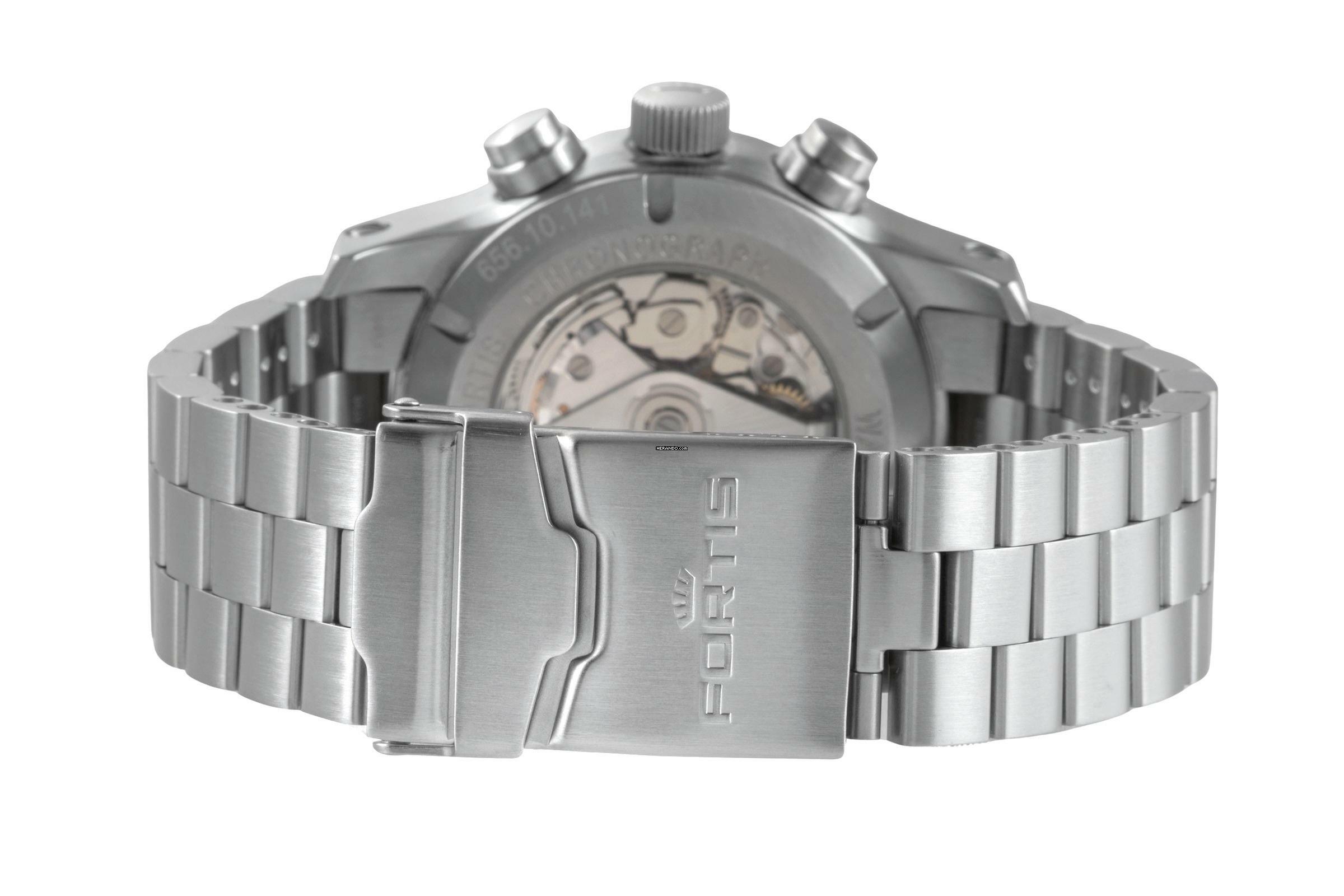 Thumbnail von Fortis Aeromaster Chronograph Stahl Automatik Ref.656.10.141