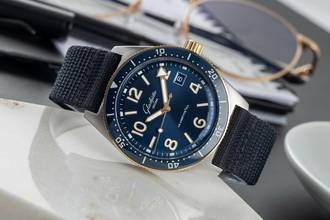 Thumbnail von Glashütte Original SeaQ Stahl / Gold Automatik Herrenuhr Ref. 1-39-11-10-90-34