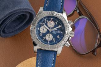 Thumbnail von Breitling Super Avenger Chronograph Edelstahl Automatik Ref. A13370-028 Papiere