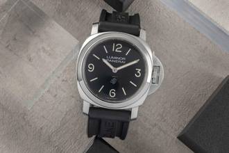 Thumbnail von Panerai Luminor Base Logo Stahl Handaufzug Herrenuhr Ref. PAM01086 NP. 5700 