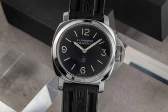 Thumbnail von Panerai Luminor Base Logo Stahl Handaufzug Herrenuhr Ref. PAM01086 NP. 5700 
