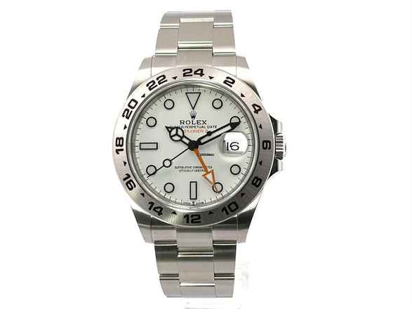  Rolex Explorer II 42 Edelstahl Ref. 226570 Zifferblatt Weiß 