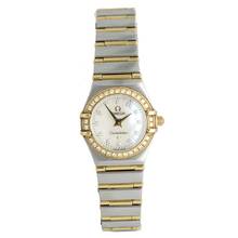 Thumbnail von Omega Constellation Gold/Steel Diamonds Full Set.Box&Papers