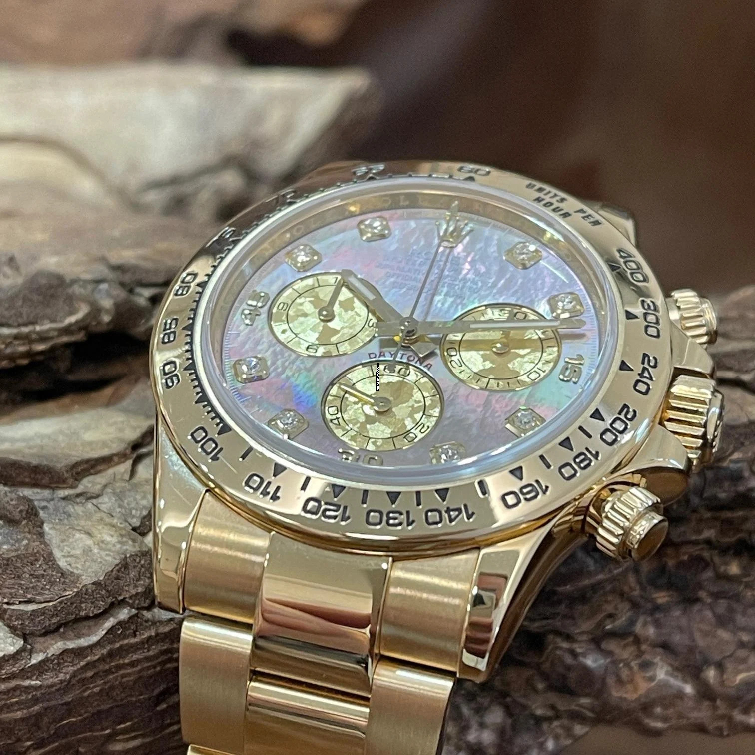 Thumbnail von Rolex Daytona Daytona Mother of Pearl Dia Dial - FULLSET 2016 - Ref. 116508 Factory Diamond Dial MoP
