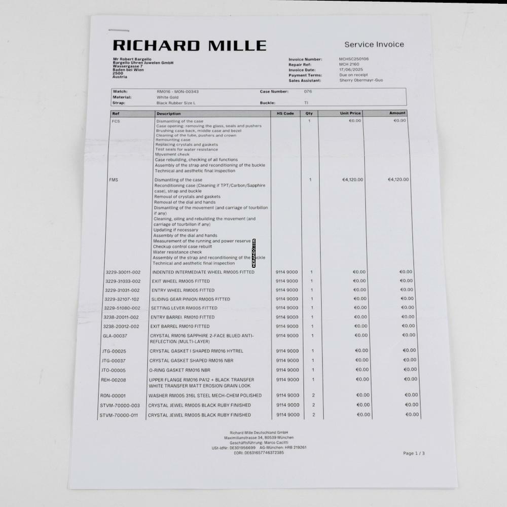 Thumbnail von Richard Mille RM 016 RM016