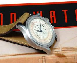 Thumbnail von Longines SUPER RARE 13ZN TRE-TACCHE CHRONOGRAPH WITH SANDWICH DIAL 4974
