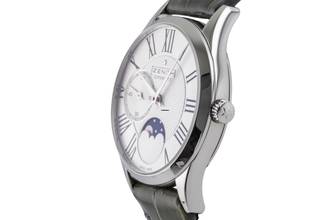 Thumbnail von Zenith Elite Ultra Thin Moonphase Edelstahl Automatik Damenuhr Ref. 03.2310.692