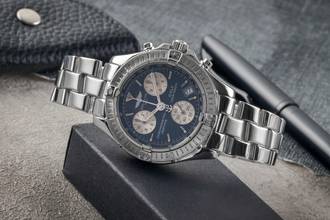 Thumbnail von Breitling Colt Chronograph Edelstahl Quarz Herrenuhr Ref. A73350-021 B&P 2005