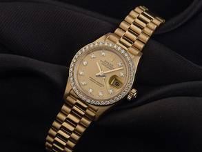 Thumbnail von Rolex Lady-Datejust Ref.69138 1986 Full Set sehr gut Vintage