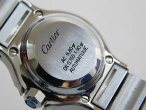 Thumbnail von Cartier Santos Octagon Automatik Damenuhr Stahl Gold Rarität aus den 80 er Jahren Mit original Cartier Zertifikat