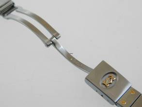 Thumbnail von Cartier Santos Octagon Automatik Damenuhr Stahl Gold Rarität aus den 80 er Jahren Mit original Cartier Zertifikat