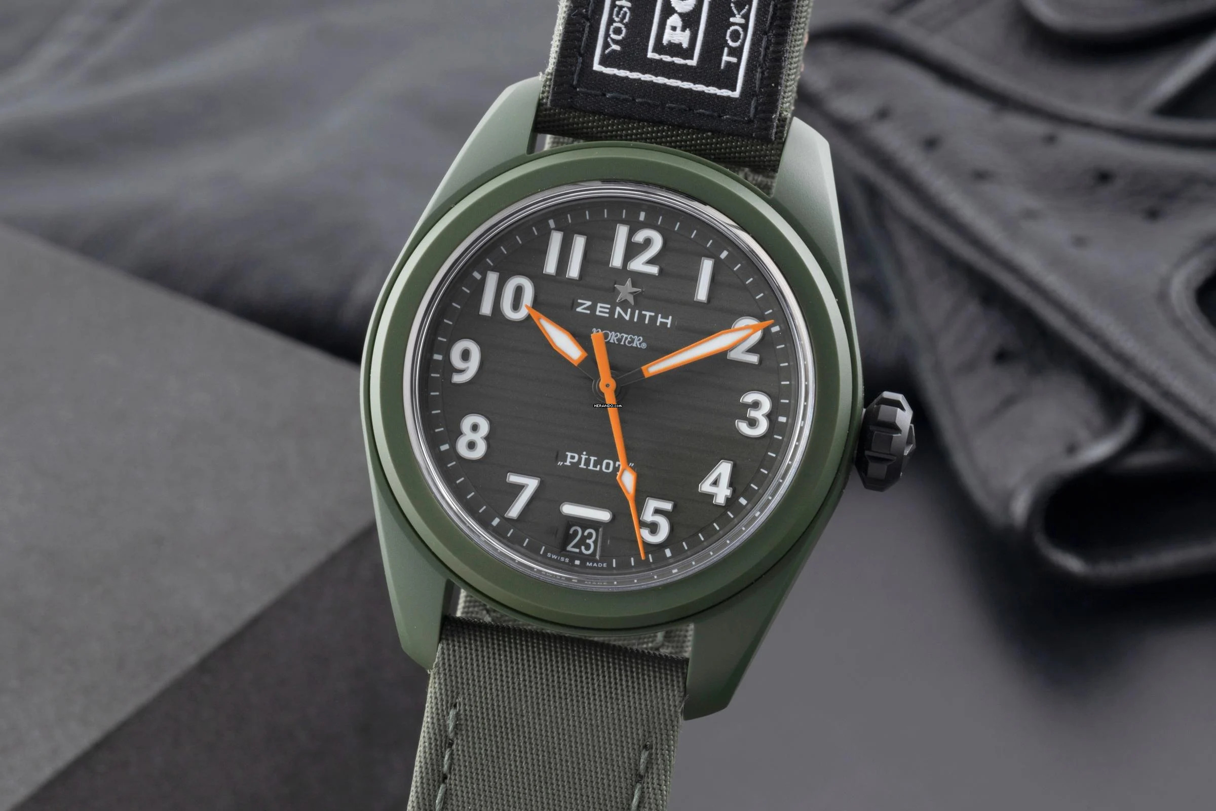  Zenith Pilot Porter Ltd. Keramik Automatik Ref. 49.4001.3620/63.I001 B&P 2025  