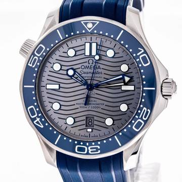  Omega Seamaster Diver 300 M 42 Blue/Grey – 210.32.42.20.06.001 – NEW & Unworn – 08/2025 Full Set 