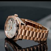 Thumbnail von Rolex Day-Date 40 Rosé 40 Perlmutt Baguette Diamond Dial – 228235 – like NEW – 2025 Full Set