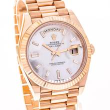 Thumbnail von Rolex Day-Date 40 Rosé 40 Perlmutt Baguette Diamond Dial – 228235 – like NEW – 2025 Full Set