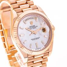 Thumbnail von Rolex Day-Date 40 Rosé 40 Perlmutt Baguette Diamond Dial – 228235 – like NEW – 2025 Full Set