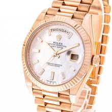 Thumbnail von Rolex Day-Date 40 Rosé 40 Perlmutt Baguette Diamond Dial – 228235 – like NEW – 2025 Full Set