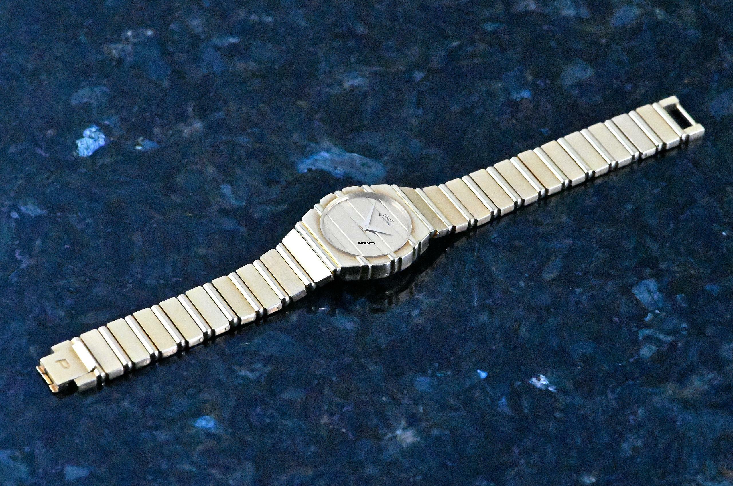 Thumbnail von Piaget Polo very rare Vintage 761 C 701 | Yellowgold | Quartz