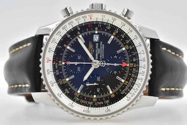 Breitling Navitimer World GMT Chronograph A24322  
