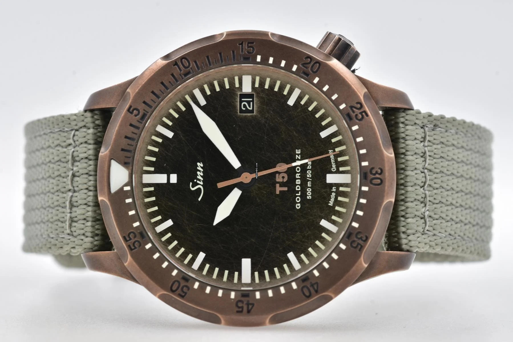  Sinn T50 Taucheruhr Goldbronze Gold Bronze Limited Edition 1052.061  