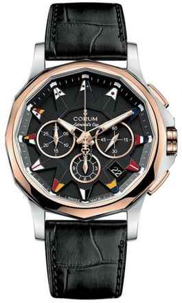  Corum Admiral's Cup Legend 42 Chronograph 42MM Like New Papers 984.101 2019 
