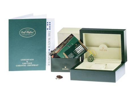  Rolex GMT-Master II Ref.116713LN 2008 Full Set wie Neu Vintage 