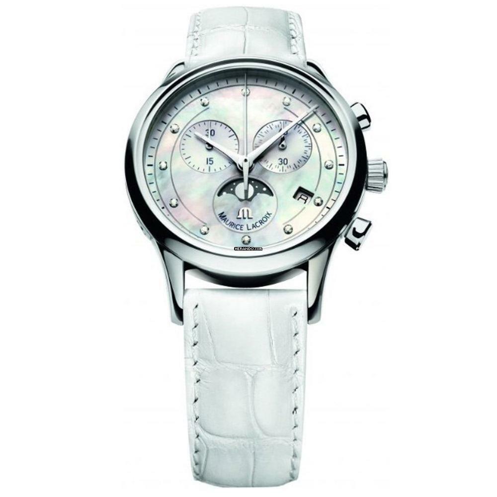  Maurice Lacroix Les Classiques Phases de Lune Damen Uhr Les Classiques Phases de Lune LC1087-SS001-160-1 