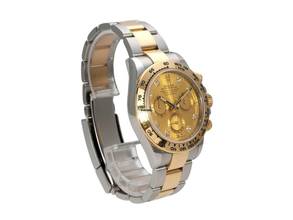 Thumbnail von Rolex Daytona Cosmograph Daytona Edelstahl / Gelbgold Ref. 116503 Champagner Diamant