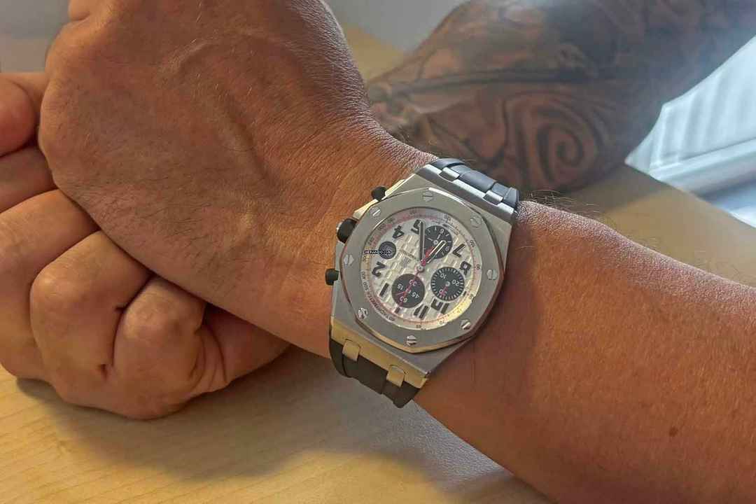  Audemars Piguet Royal Oak Offshore Chronograph Panda 26710ST Fullset mit AP Service in 2023 