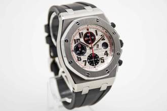 Thumbnail von Audemars Piguet Royal Oak Offshore Chronograph Panda 26710ST Fullset mit AP Service in 2023