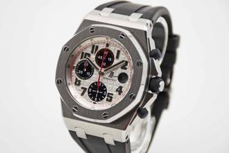 Thumbnail von Audemars Piguet Royal Oak Offshore Chronograph Panda 26710ST Fullset mit AP Service in 2023