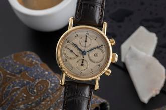 Thumbnail von Chronoswiss Lunar Chronograph 18K (0,750) Gold Automatik Herrenuhr Ref. CH7521
