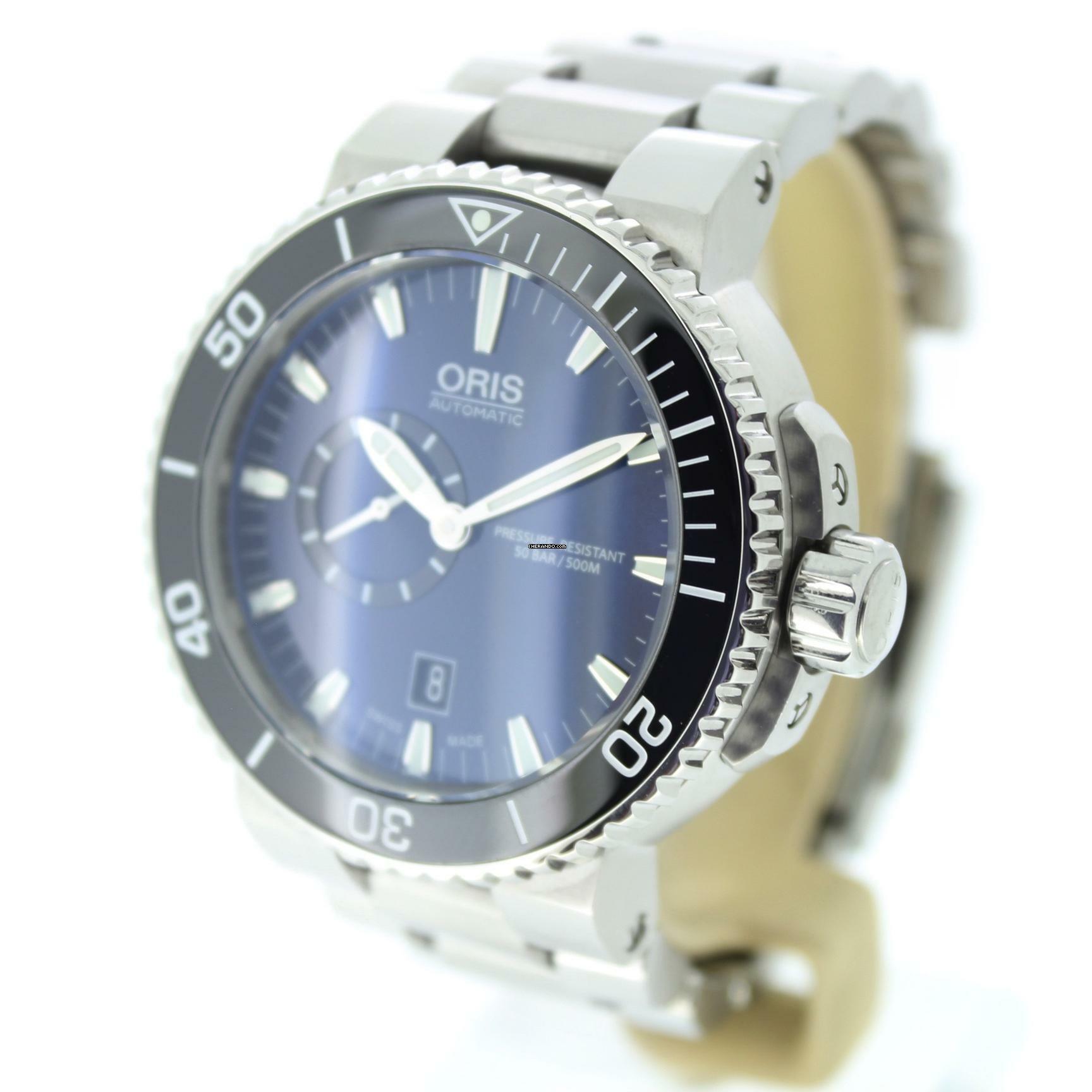 Thumbnail von Oris Aquis Small Second Date Full Set